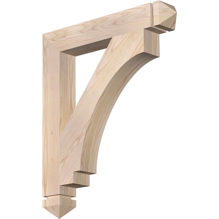 Imperial Arts & Crafts Smooth Bracket, Douglas Fir, 3 1/2W X 24D X 28H